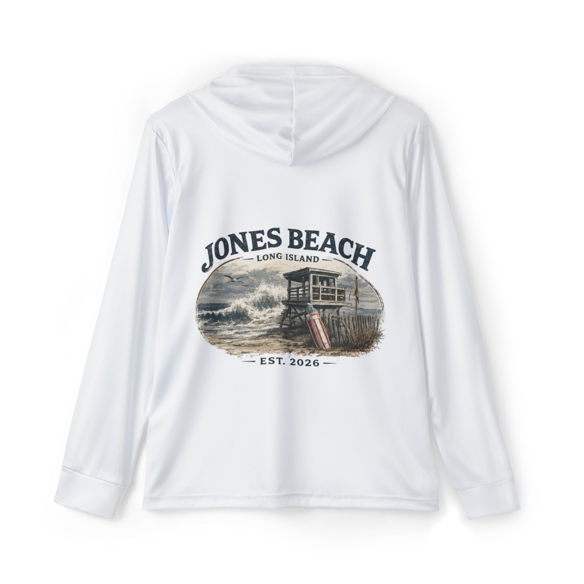 Jones Beach Long Island 'Stormy Shores' Sports Warmup Hoodie