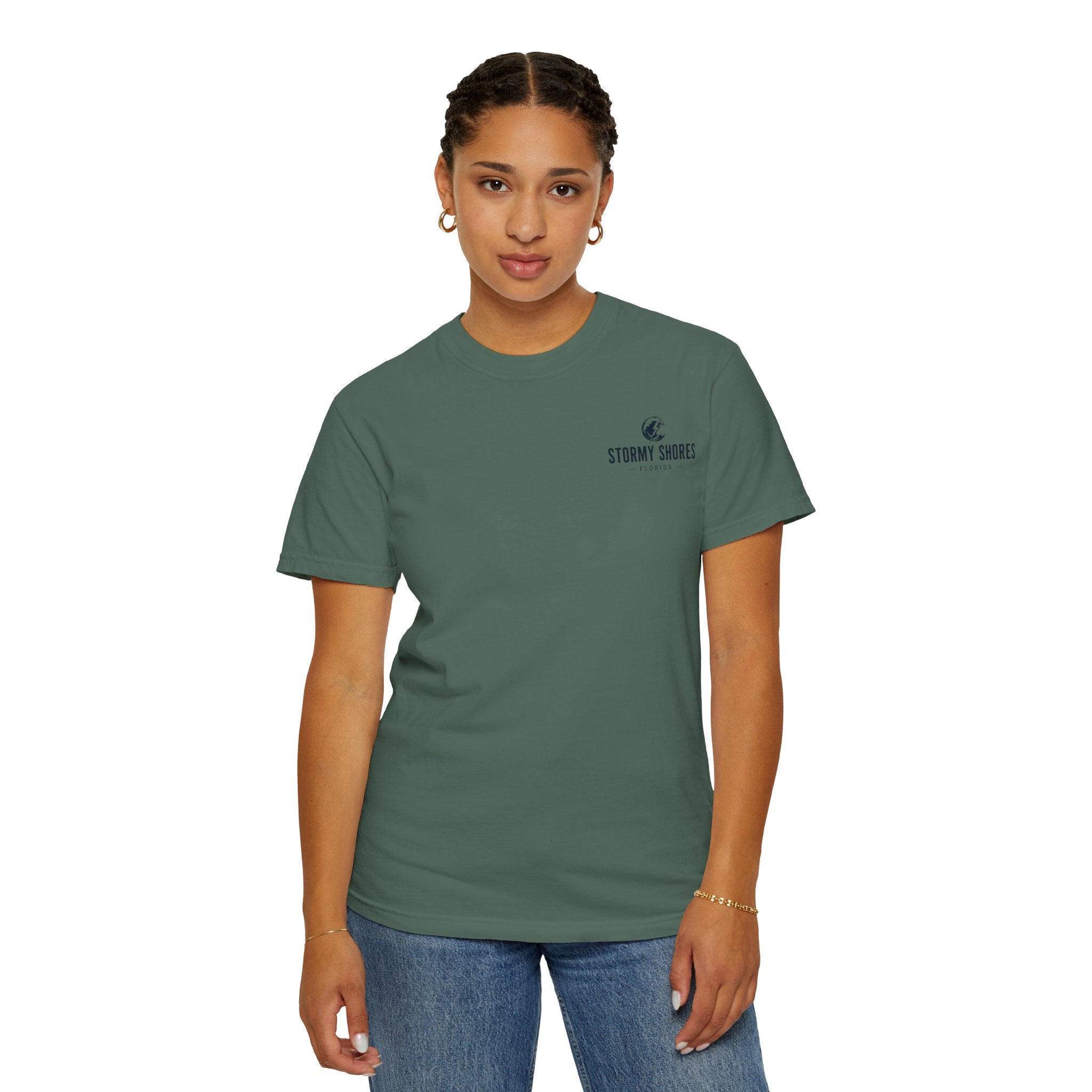 Strong Roots Salty Soul T-Shirt — Coastal Vintage Beach Graphic Tee