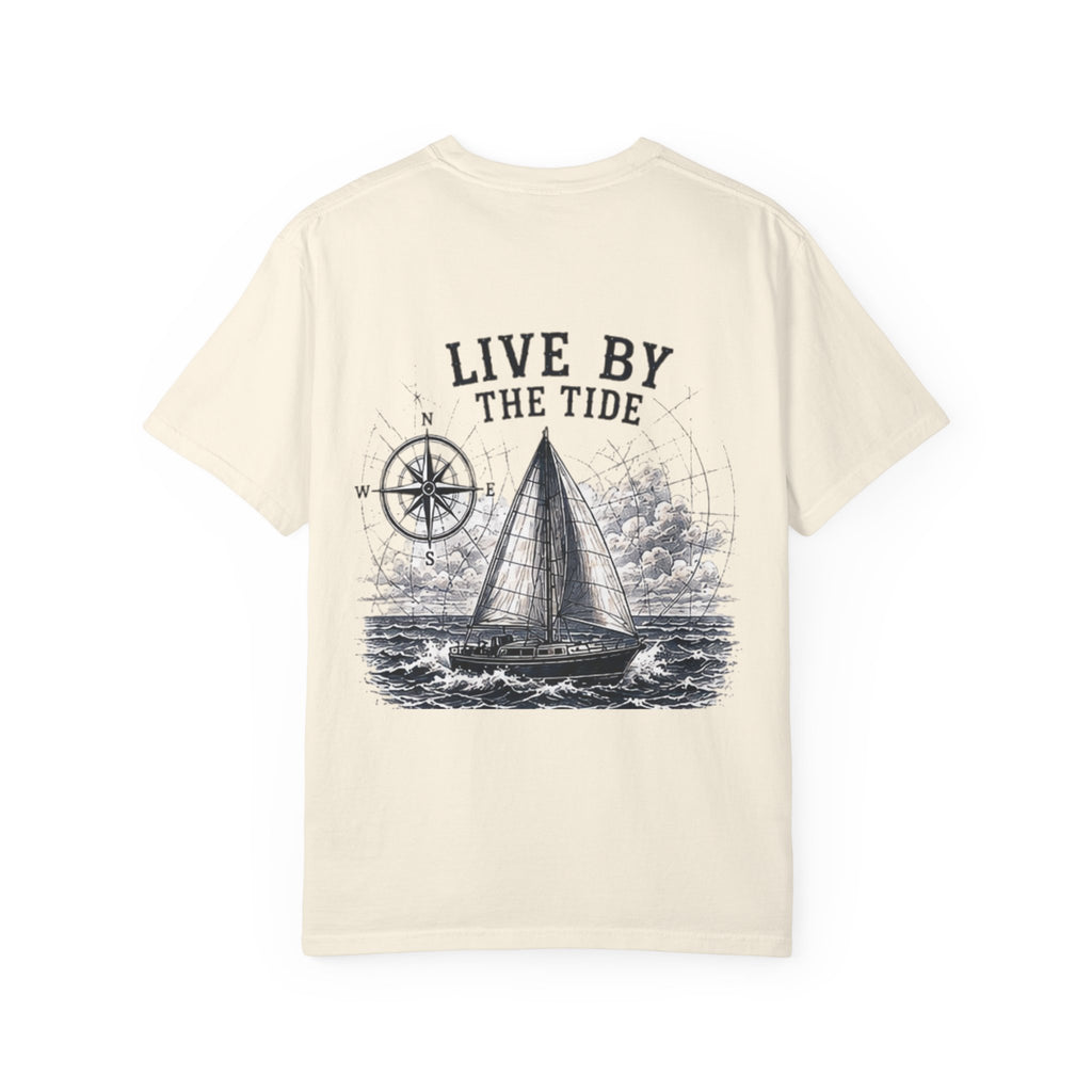 Live by the Tide Sailboat T-Shirt