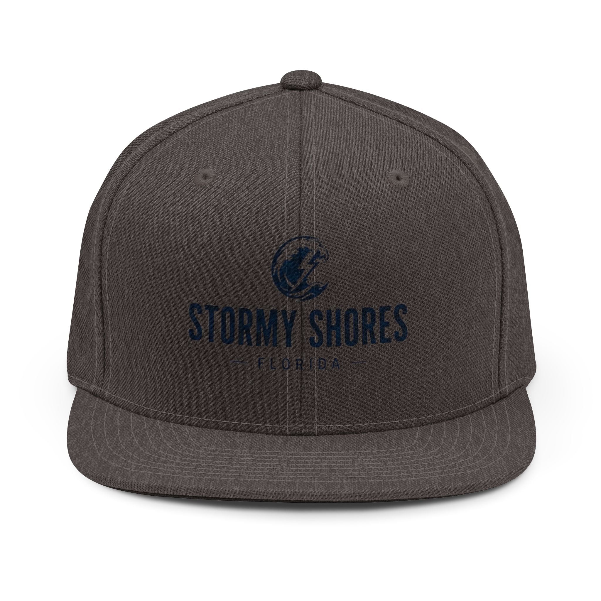 Stormy Shores Snapback Hat — Florida Coastal Logo Cap