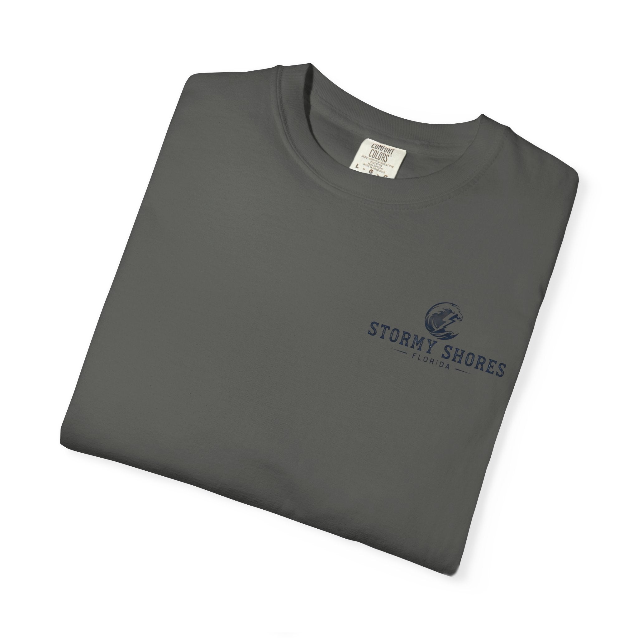 Stormy Shores Anchor T-Shirt — "Anchored Through Every Storm"