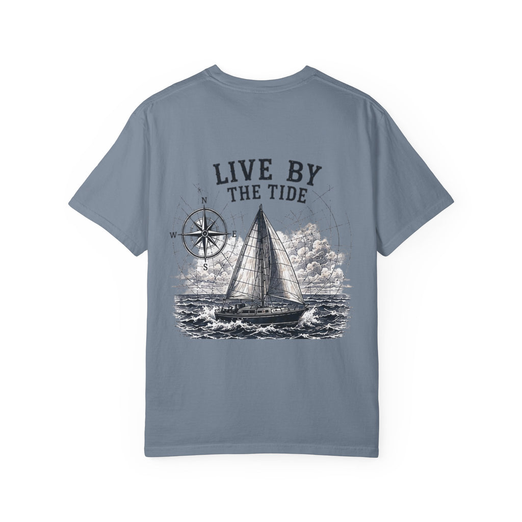Live by the Tide Sailboat T-Shirt