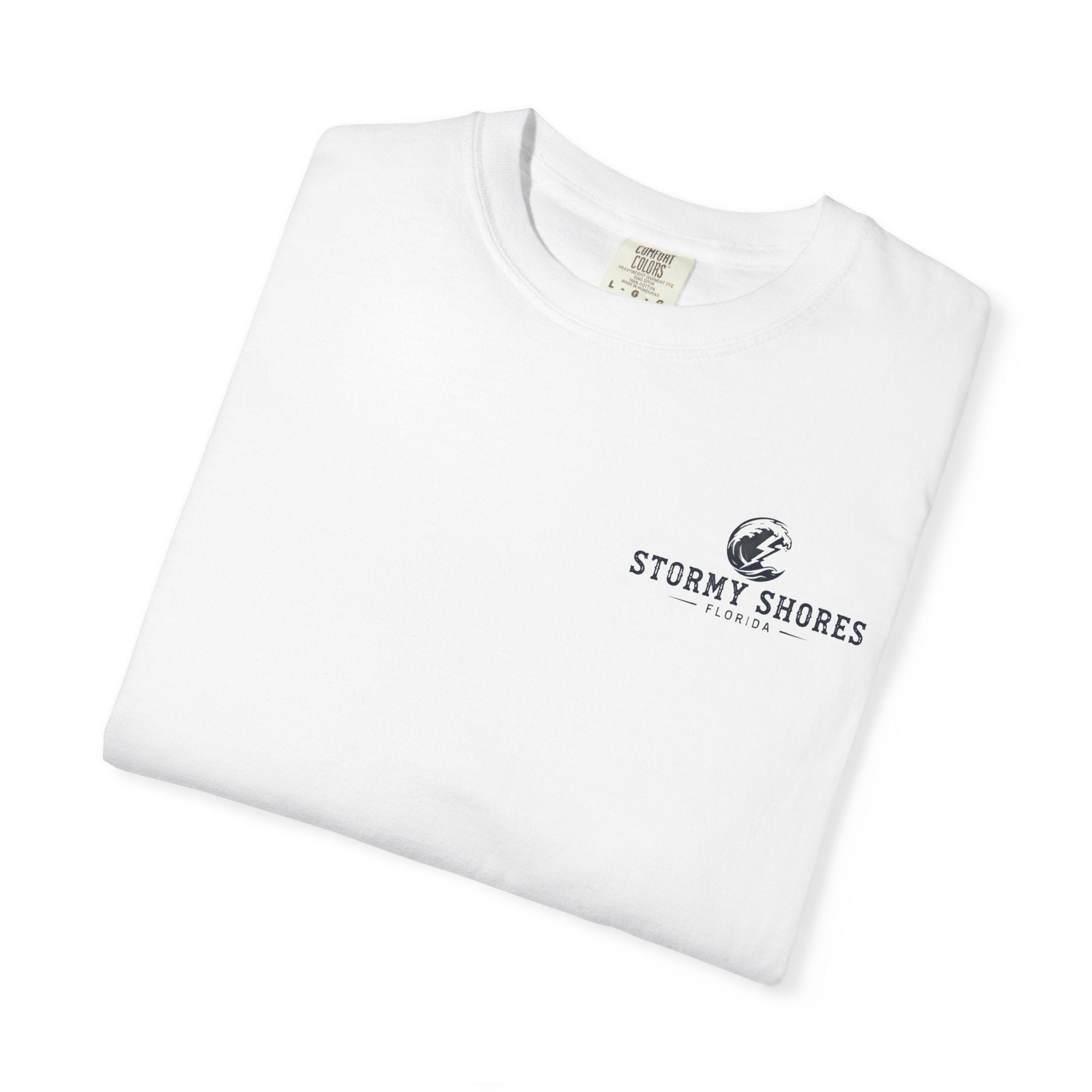Stormy Shores Anchor T-Shirt — "Anchored Through Every Storm"