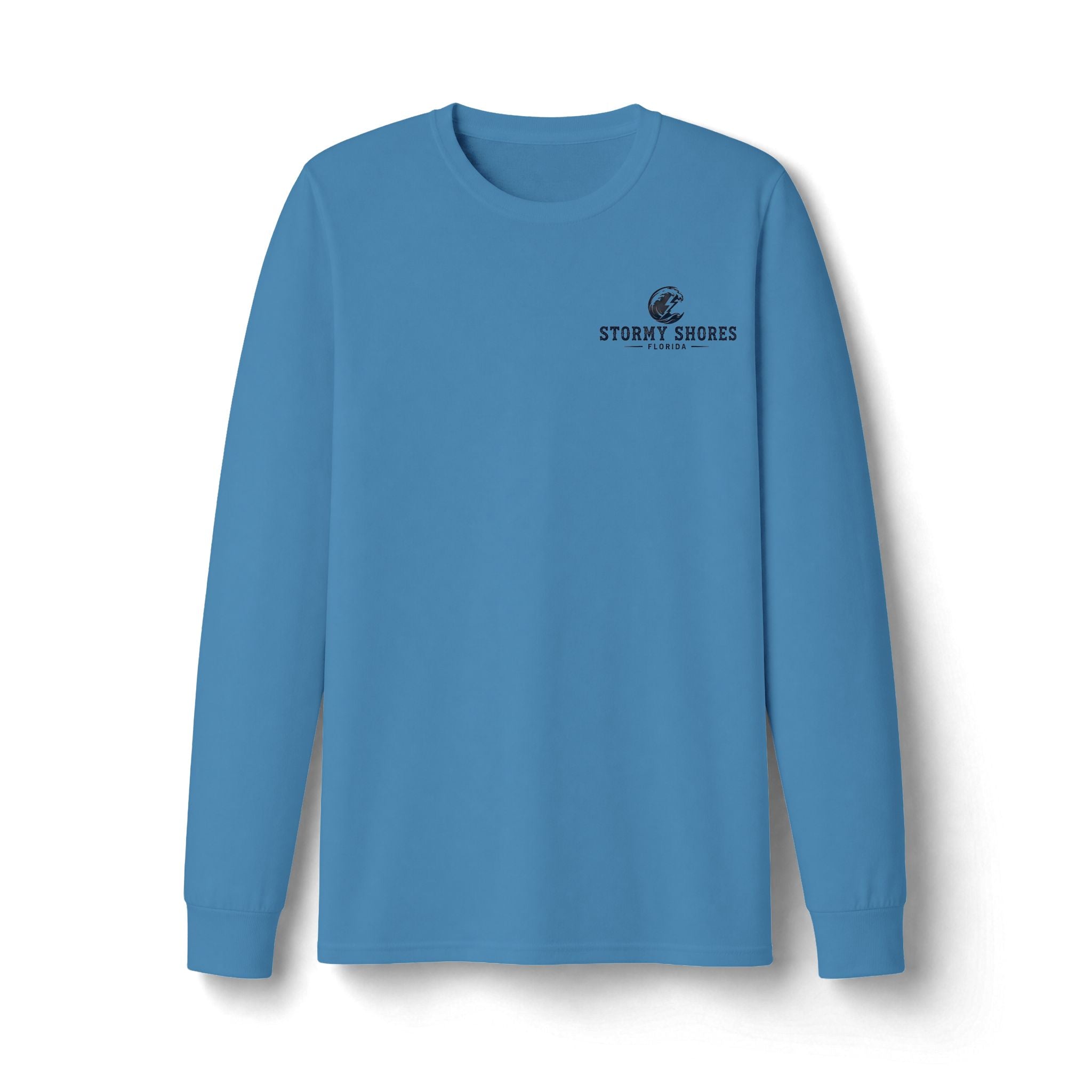 Copy of Stormy Shores Anchor Long Sleeve T-Shirt — "Anchored Through Every Storm"