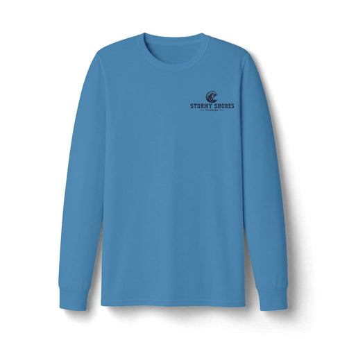 Copy of Stormy Shores Anchor Long Sleeve T-Shirt — "Anchored Through Every Storm"
