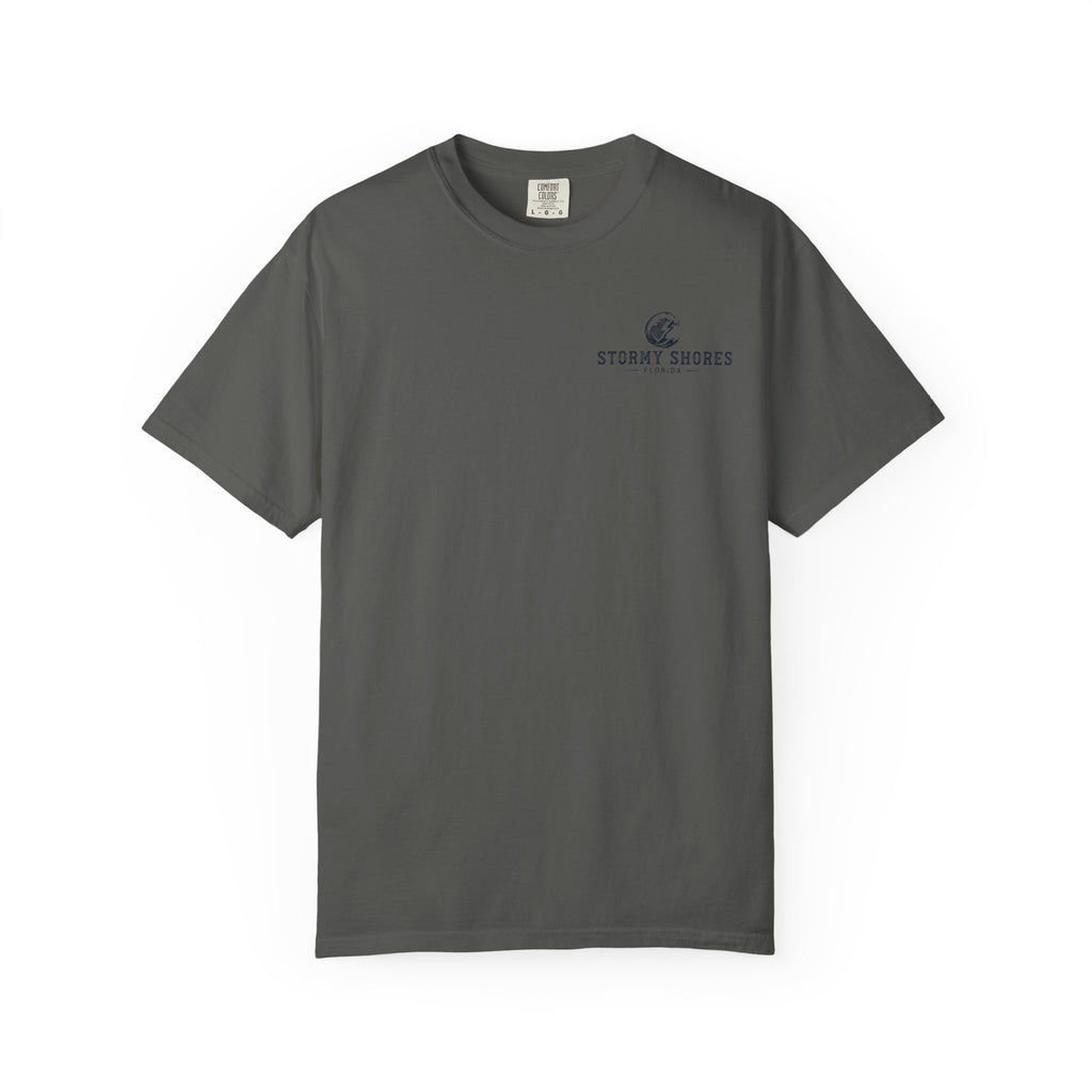 Stormy Shores Anchor T-Shirt — "Anchored Through Every Storm"