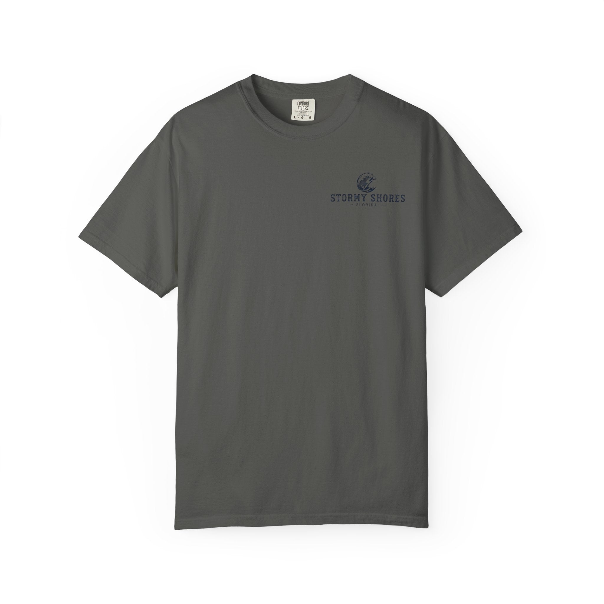 Stormy Shores Anchor T-Shirt — "Anchored Through Every Storm"