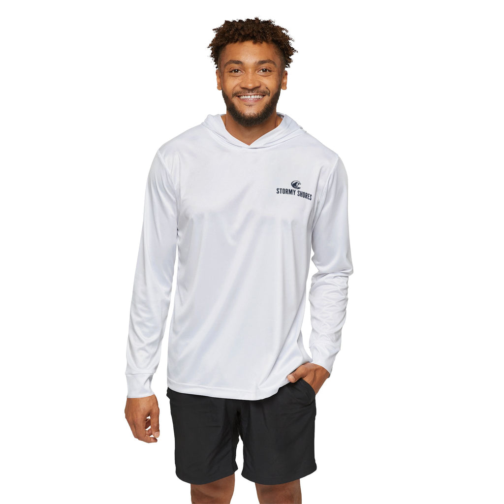 Stormy Shores Performance Hoodie — Men's Sports Warmup Hoodie