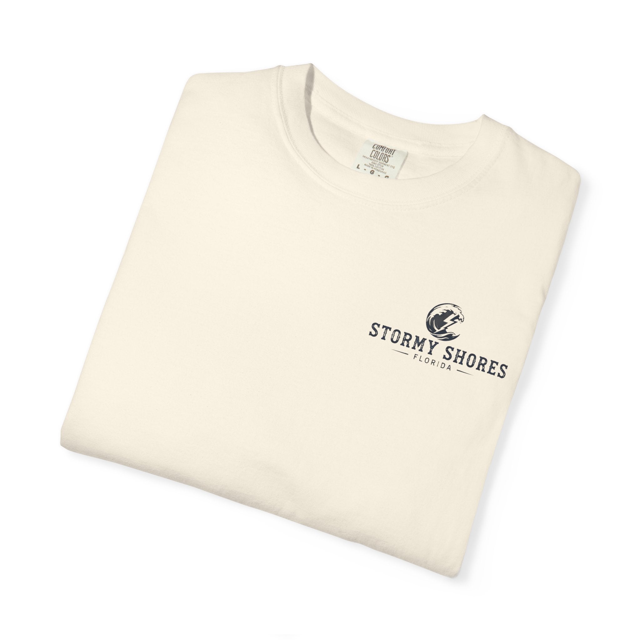 Stormy Shores Anchor T-Shirt — "Anchored Through Every Storm"