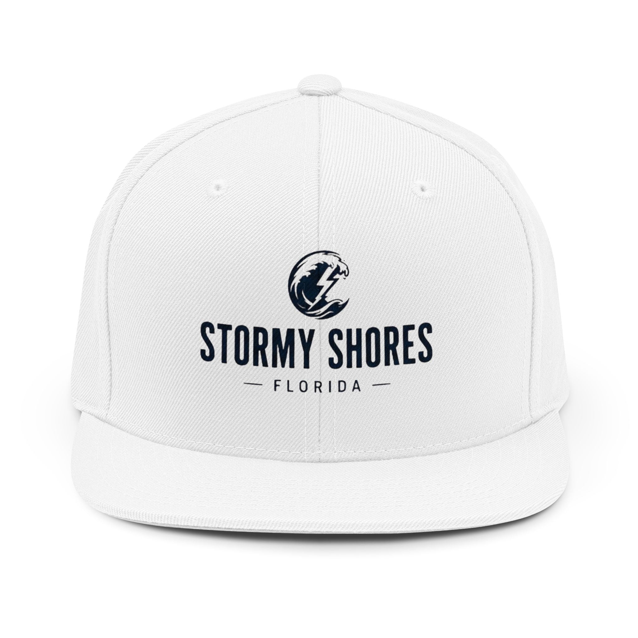 Stormy Shores Snapback Hat — Florida Coastal Logo Cap