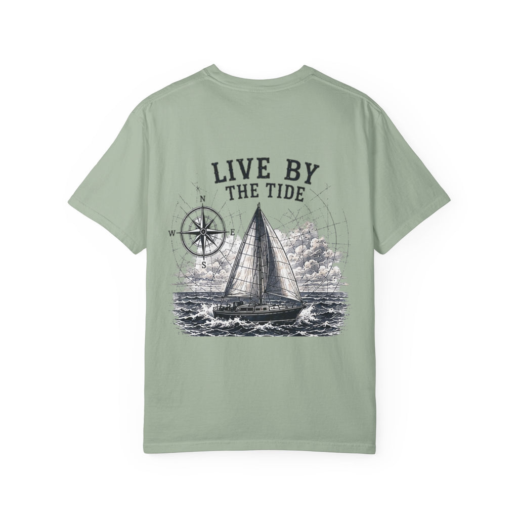 Live by the Tide Sailboat T-Shirt