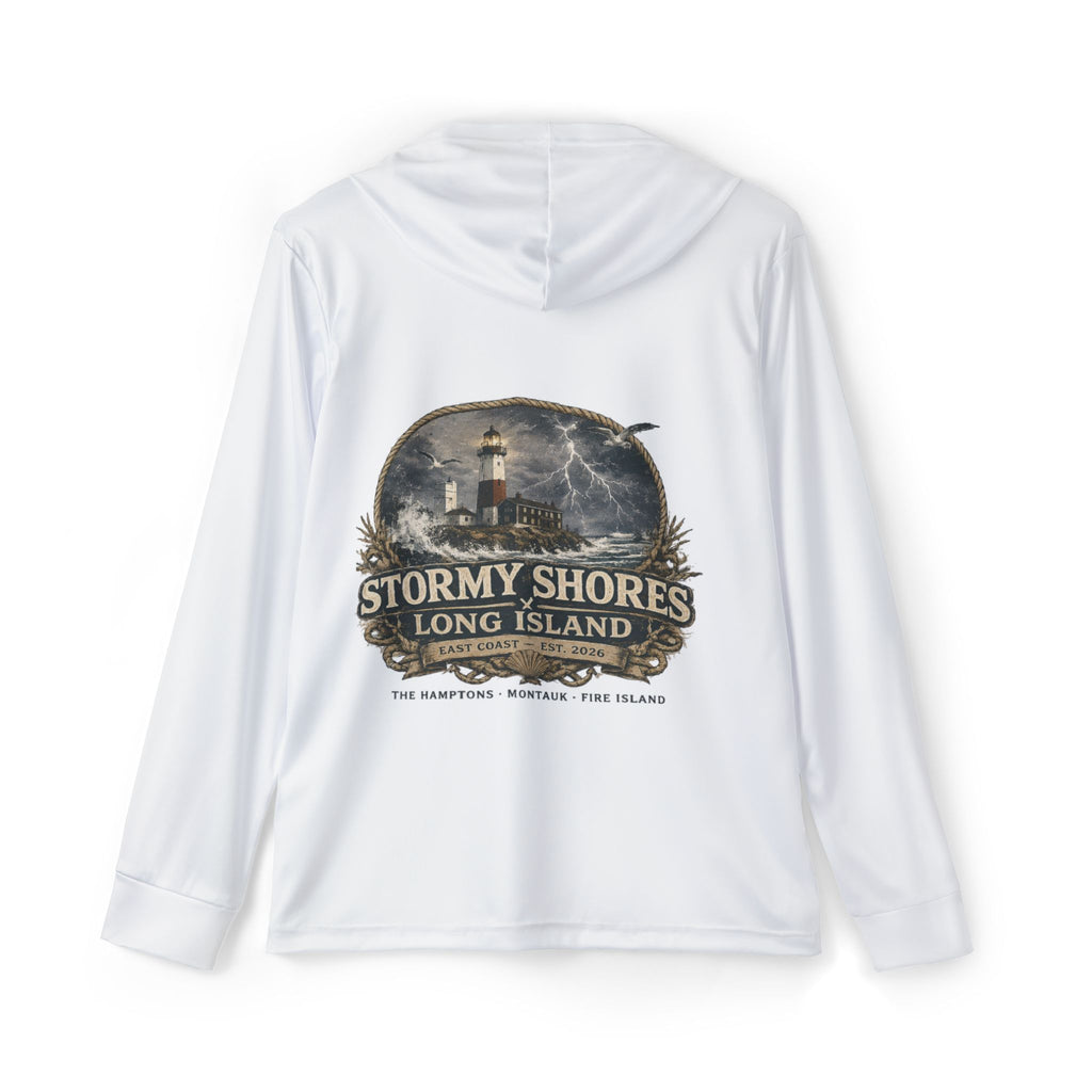 Stormy Shores Performance Hoodie — Men's Sports Warmup Hoodie